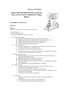 Physics 30 Outline - Mr. Janzen`s School Stuff