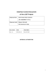 Interface Control Document of the LCGT Project Subgroup Name