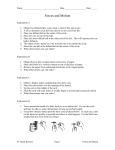 Forces and Motion - Moore Public Schools