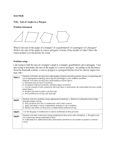 Sum of Angles in a Polygon