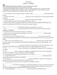 Study Guide Chapter 4 – Earthquakes GPS: S6E5. Students will