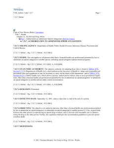N.M. Admin. Code 7.32.7 7.32.7 NMAC Page 1 © 2011 Thomson