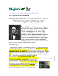 Emerson`s Transcendentalism, All Sections