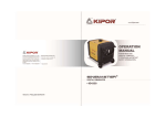 ig4300 owner`s manual - Kipor Power Equipment