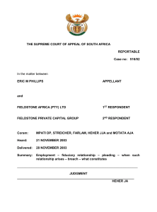 the supreme court of appeal of south africa