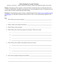 Salem Witch Trials Video Worksheet