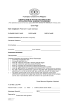 Clinical Psychologist Application Form