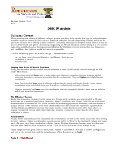 DSM IV Article