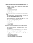 Complex Inheritence/Human Genetics Study Guide (Chapter