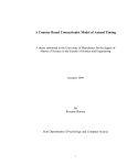 A Counter Based Connectionist Model of Animal Timing - APT