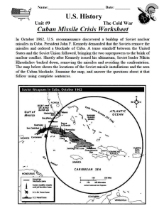 Cuba Timeline