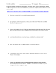 Cell Cycle worksheet Dr