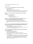 STUDY GUIDE FOR INVESTIGATIONS 1 AND 2
