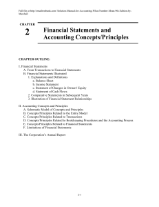 Instructor`s Manual Chapter 2-7e - We can offer most test bank and