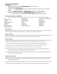 2.1 Molecules and metabolism