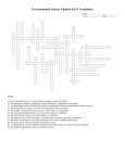 Chapter 8 and 9 vocabulary Crossword and Word Search