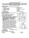 Biology EOCT Study Guide MrsFrank