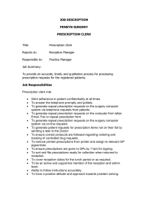 job description - Penryn Surgery