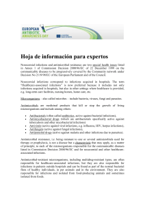 Hoja de información para expertos