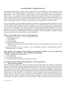 hypertrophic cardiomyopathy