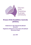 National Broadband Network - Women With Disabilities Australia
