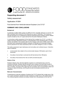 Supporting document 1 Safety assessment