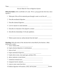 Review Sheet for Quest on Digestive and Excretory Systems