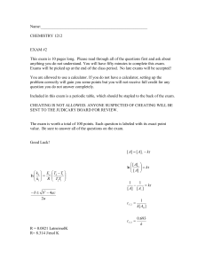 Exam 2-f06 - Clayton State University