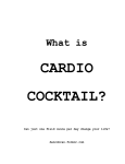 CARDIO Cocktail™