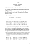 Genetics 314 – Spring, 2005