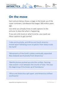 On the move - Discovering Antarctica