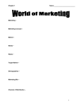 Chapter 1 Name: 1 Chapter 1 Name: Marketing – Marketing
