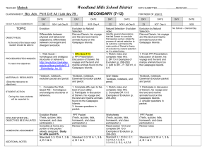 TEACHER Mr - Woodland Hills School District