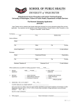 Pre-Doctoral Training Program Application form