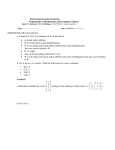 Quiz #9 / Fall2003 - Programs in Mathematics and Computer Science