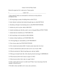 Science Unit One Study Guide