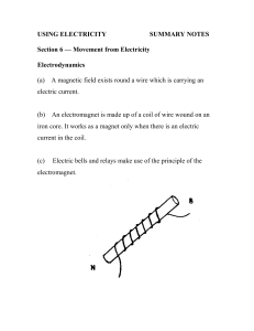 Section 6 - Movement from Electricity