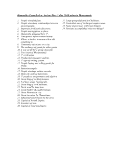 Exam Review Mesopotamia