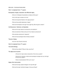 MCB 135k – Final Exam Review Sheet