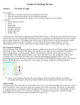 Chapter 24 Studying the Sun Section 1 The Study of Light Key