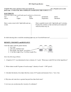 IPC Final Exam Review