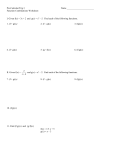Operations of Functions Worksheet
