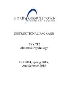 instructional package - Horry Georgetown Technical College