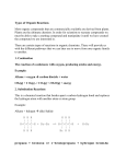 Organic Reactions 1