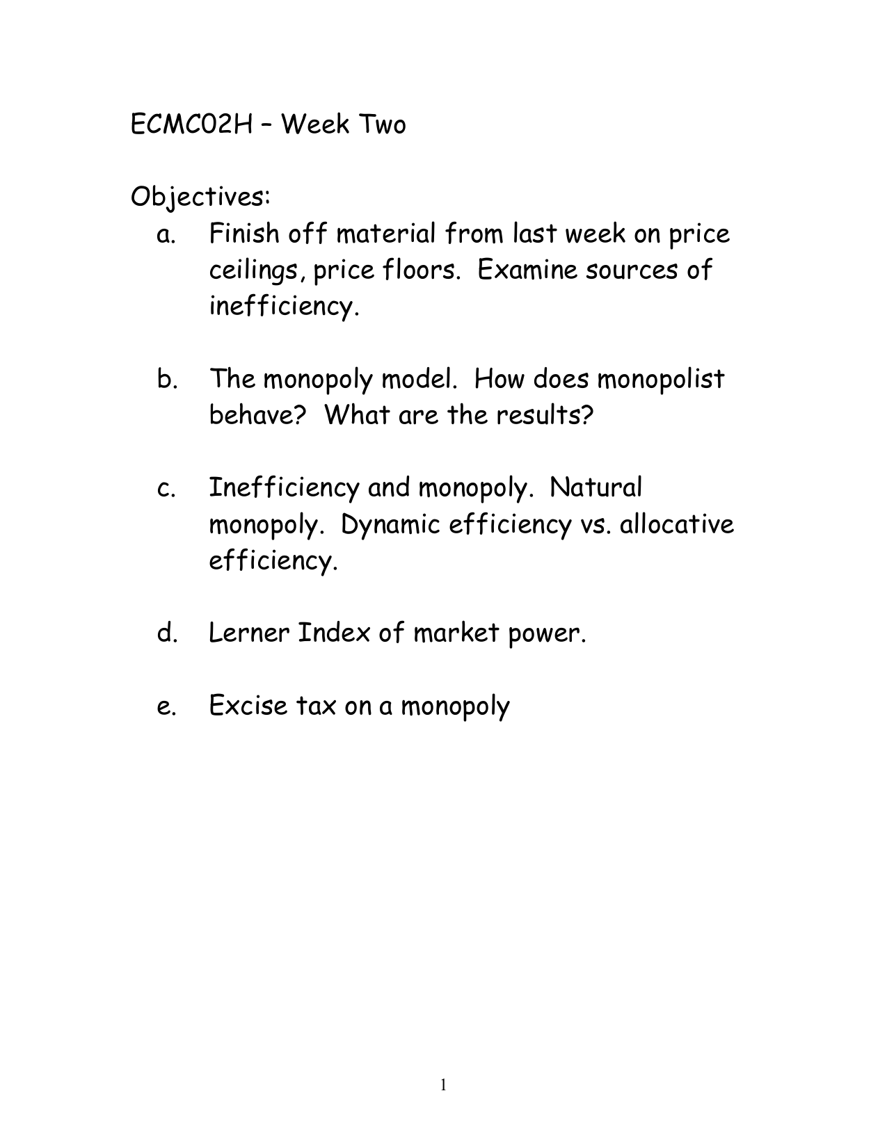 Lecture2 Monopoly