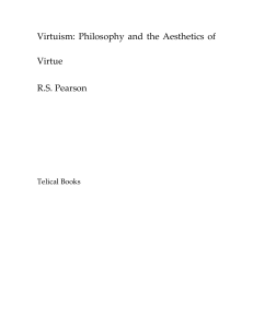 Virtuism: Philosophy and the Aesthetics of Virtue
