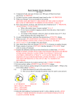 Answer key for study quide