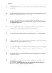 Sample questions on optical fibre section of course