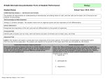 STAAR Alternate Documentation Form Biology