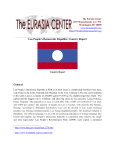 Laos Country Report - The Eurasia Center